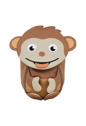 Affenzahn Kleiner Freund Kindergarten-Rucksack für 1-3 Jährige Ergonomisch Reflektierend Ziehzunge...