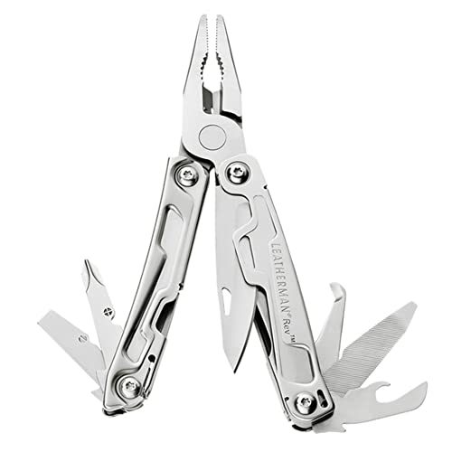 Leatherman Rev – Kleines Multi-Tool mit 14 praktischen Werkzeugen – Allzweckwerkzeug für den...