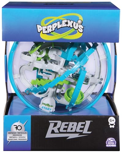 Spin Master Games Perplexus Rebel, 3D-Kugellabyrinth mit 70 Hindernissen - für fingerfertige...