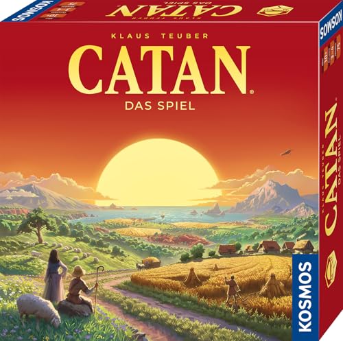 KOSMOS 684655 Catan - Das Spiel, Basisspiel Siedler von Catan, Strategiespiel für 3-4 Personen ab...